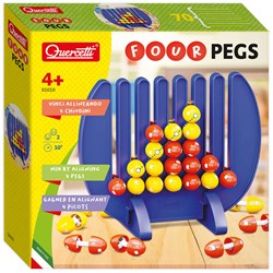 Quercetti bordspel Vier op een Rij strategie kinderspel
