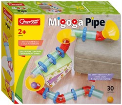 Quercetti knikkerbaan Migoga Pipe 30-delig kleurrijk speelgoed