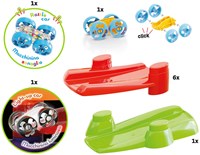 Quercetti racebaan Flip Auto speelgoedbaan met 3 flip-auto’s-3