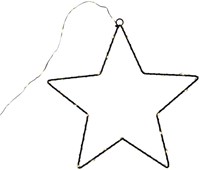Svenska Living étoile métal éclairage LED 40cm blanc chaud décoration