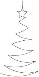 Svenska Living décoration murale sapin de Noël LED vert 100x60cm USB