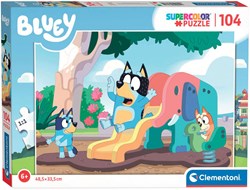Clementoni puzzel Bluey 104 stukjes - kinderpuzzel educatief