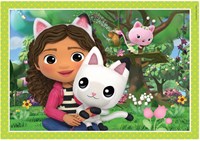Clementoni puzzle Gabby's Dollhouse 4 en 1 puzzle en carton pour enfants-2
