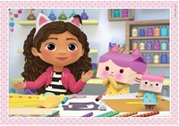 Clementoni puzzle Gabby's Dollhouse 4 en 1 puzzle en carton pour enfants-3