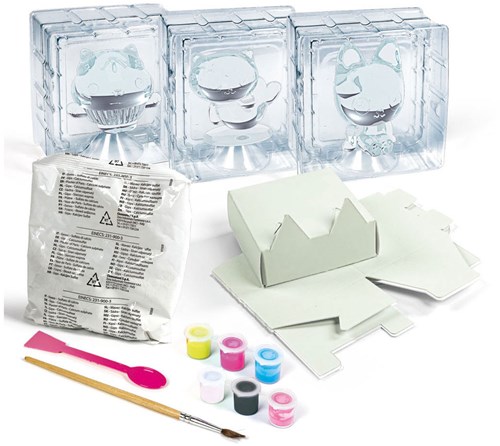 Clementoni Gabby's Dollhouse coffret créatif moulage plâtre jouet-3