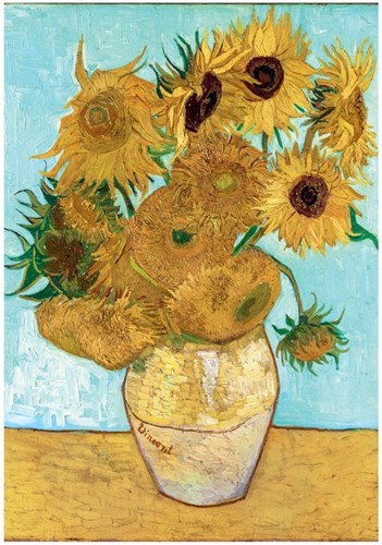 Clementoni puzzle art Van Gogh tournesols 1000 pièces musée-2