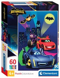 Clementoni Batwheels puzzel - 60 stukjes - kinderpuzzel karton