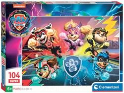 Clementoni puzzel Paw Patrol The Mighty Movie - 104 stukjes karton