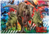Clementoni puzzle Jurassic World - 180 pièces - puzzle dinosaure enfant-2