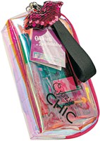 Clementoni make-up tas Crazy Chic met oogschaduw en lipgloss