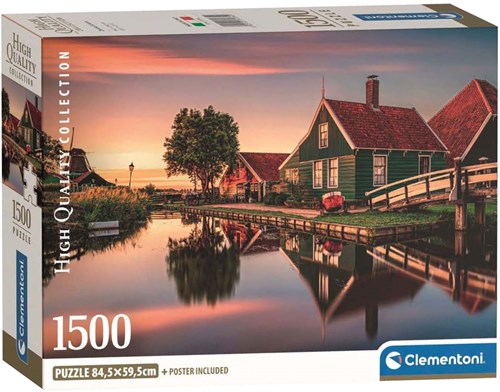 Clementoni puzzel - 1500 stukjes - Zaanse Schans legpuzzel volwassenen