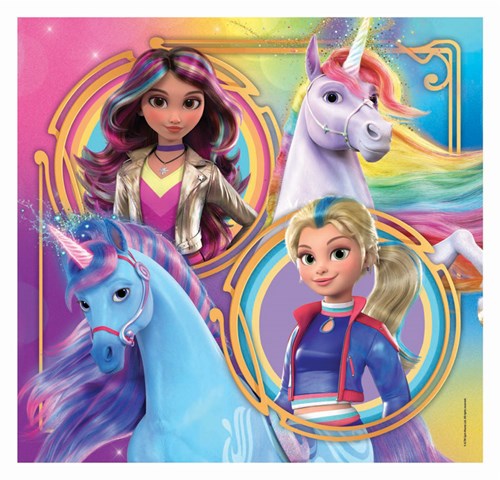 Clementoni puzzle unicorn academy 3x48 pièces 2025 puzzle enfant-2