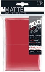 Ultra Pro protège-cartes Pro-Matte rouge 100 pièces - protection cartes