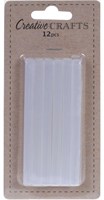 Bâtons de colle universels 7x100mm lot de 12 pour loisirs créatifs