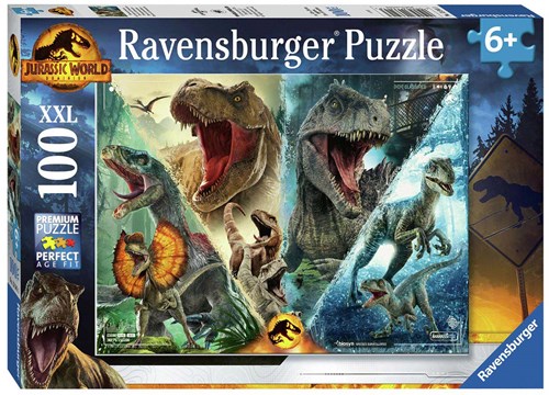 Ravensburger puzzel Jurassic World - Legpuzzel - 100 XXL stukjes dinosaurus