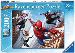 Ravensburger puzzel Spiderman de kracht van de spin - 200 stukjes