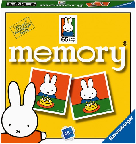 Ravensburger jeu de mémoire 65 ans Nijntje mini jeu de cartes éducatif