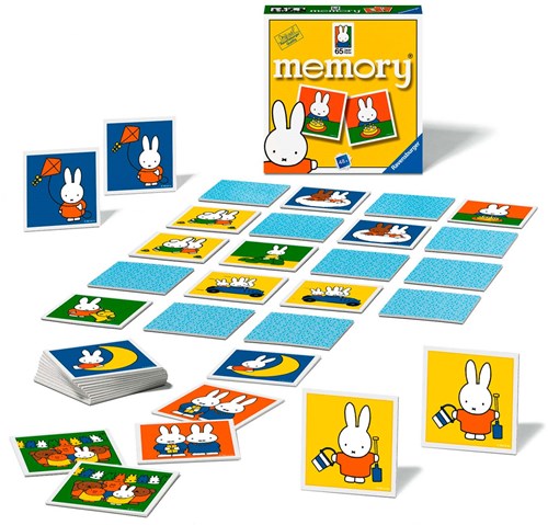 Ravensburger jeu de mémoire 65 ans Nijntje mini jeu de cartes éducatif-2
