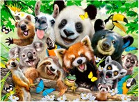 Ravensburger puzzle Wildlife selfie - puzzle animaux - 300 pièces XXL-2
