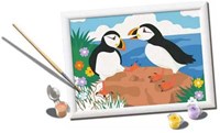 Ravensburger kit peinture par numéros macareux bricolage créatif-3
