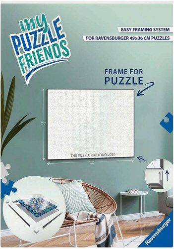 Ravensburger puzzel lijst wit 500 stukjes - puzzellijst voor puzzels