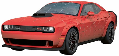 Ravensburger 3D puzzel Dodge Challenger - Iconics muscle car speelgoed-2