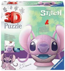 Ravensburger 3D puzzel Disney Stitch bal - 72 stukjes speelgoed