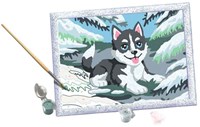 Ravensburger kit peinture par numéros - kit créatif husky-2