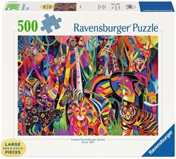 Ravensburger puzzle Jeweled Jungle 500 pièces XL plaisir de puzzle