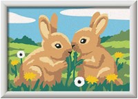 Ravensburger schilderen op nummer set - creatieve konijnen vriendjes-2