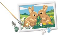 Ravensburger schilderen op nummer set - creatieve konijnen vriendjes-3
