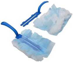 Svenska Living kit de nettoyage bleu 16 pièces avec poignée et chiffons