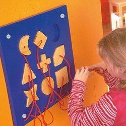 Beleduc jeu mural formes - jouet éducatif pour enfants
