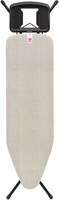 Brabantia strijkplank B strijkijzerhouder 124x38cm grijs katoen