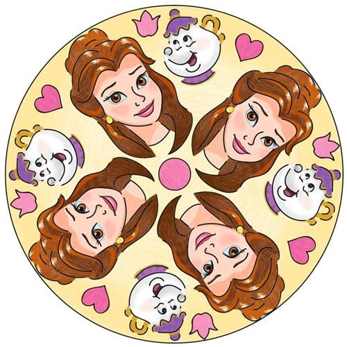 Midi Mandala-Designer Disney Prinses-2
