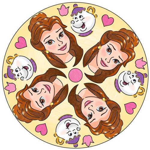 Ravensburger jouet Mandala Disney Princesse dessin créatif-2