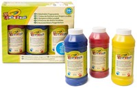 Crayola vingerverf set - primaire kleuren - 3 flessen 237 ml