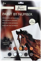 Schilderen op nummer paard creatief schilderpakket voor kinderen