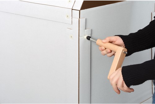 Eduplay handboor speelgoed gereedschap voor kartonschroeven multicolor-2