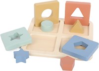 Atan puzzle en bois formes jouet éducatif coloré-3