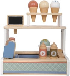 Atan Wooden ice cream set