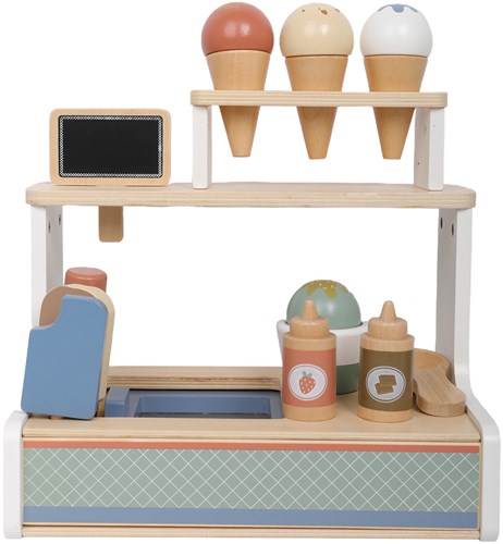 Atan Wooden ice cream set
