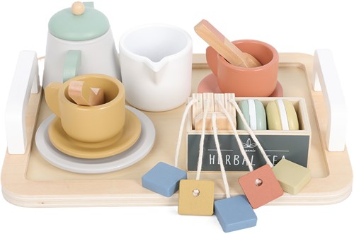 Atan Wooden tea set