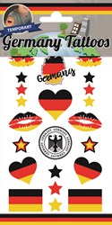 Totum tatouages Allemagne - tatouages temporaires autocollants drapeau Allemagne