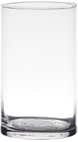 OttoSimon vase cylindre verre transparent décoration 15x9 cm