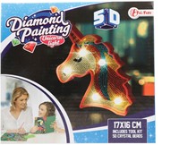 Diamant schilderij lamp Eenhoorn 46655A