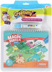 Kleuren met water Dino boek 46845B