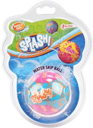 Balle rebondissante sur l'eau Splash 7cm jouet rose en polyester