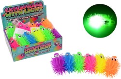 Johntoy speelgoed rups met licht 12 cm - interactief kinderspeelgoed