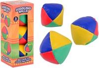 Johntoy jongleerballen - kleurrijke jongleerballen set - 3 stuks - speelgoed